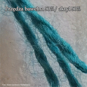 przedza bawełna 50 akryl 50